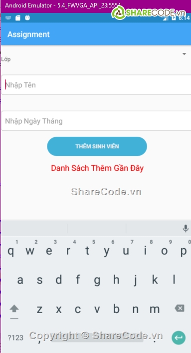 Assignment Android,assignment fpoly,quản lý sinh viên fpoly,Code quản lý sinh viên bằng Android,Hướng dẫn làm quản lý sinh viên trong Android,Đồ an quản lý sinh viên Android